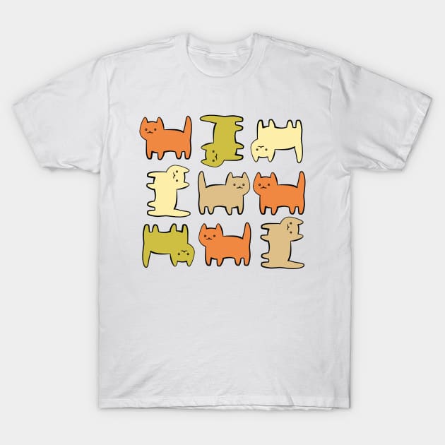 Cute cartoon cats T-Shirt by NeedSomeCats